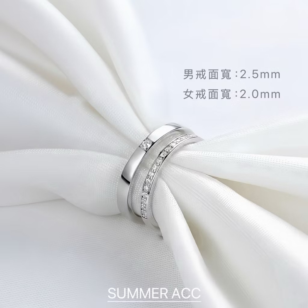 SUMMER 銀飾💫［925純銀］恆星對戒 情侶對戒 純銀戒指  男女對戒 純銀飾品-細節圖6