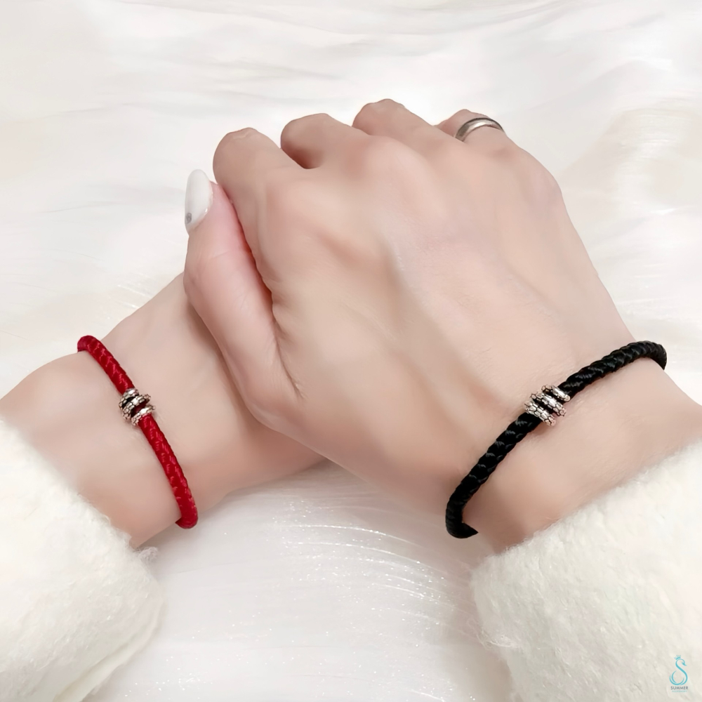 SUMMER 銀飾💫［925純銀］新年蛇年 轉運 開運 辟邪保平安 卷卷蛇本命手繩 純銀手鏈 純銀飾品-細節圖5