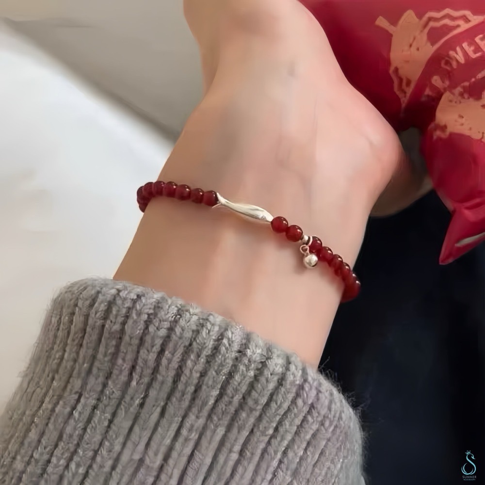 小魚紅瑪瑙手鏈