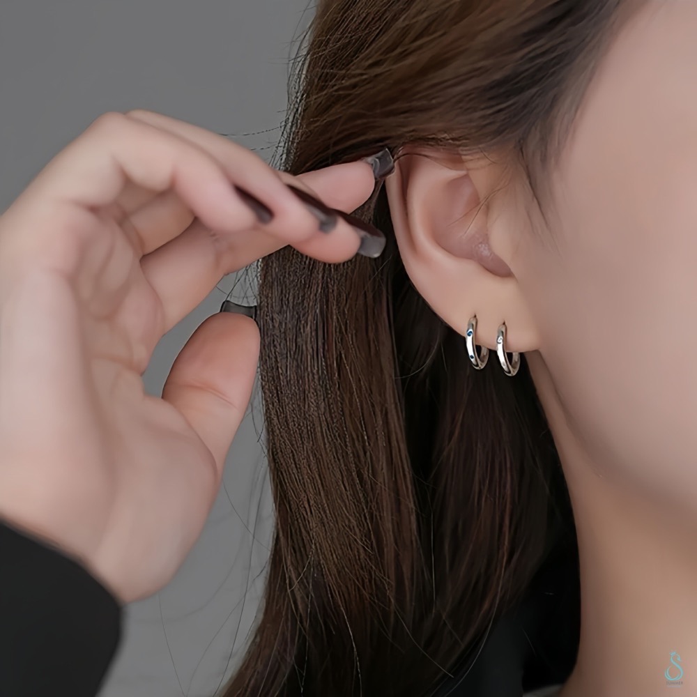 SUMMER 銀飾💫［999足銀］<幸運光譜>色彩能量耳環 健康/心靈 /財富/助運/愛情 易扣式耳扣耳環 純銀耳環-細節圖4