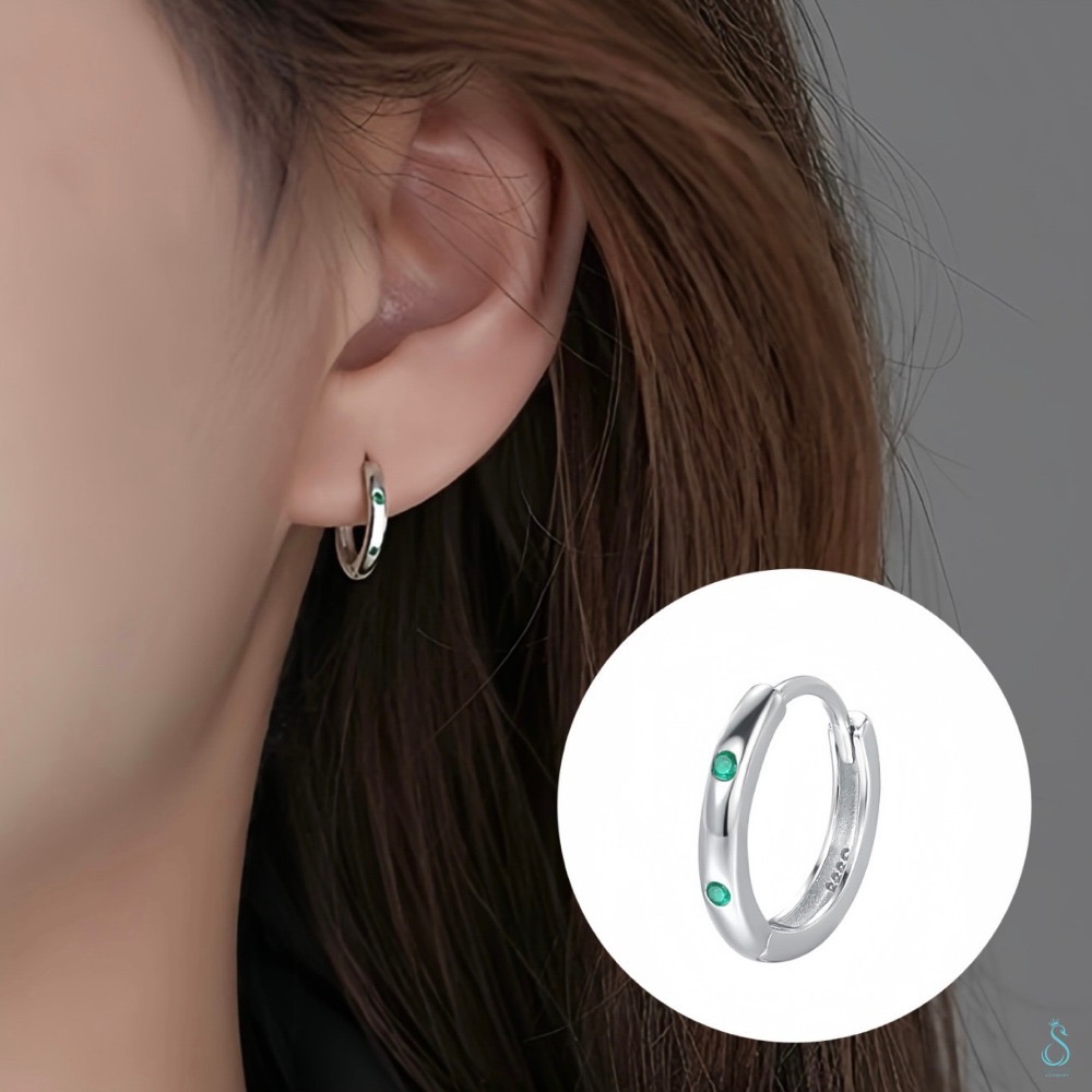 SUMMER 銀飾💫［999足銀］<幸運光譜>色彩能量耳環 健康/心靈 /財富/助運/愛情 易扣式耳扣耳環 純銀耳環-規格圖7