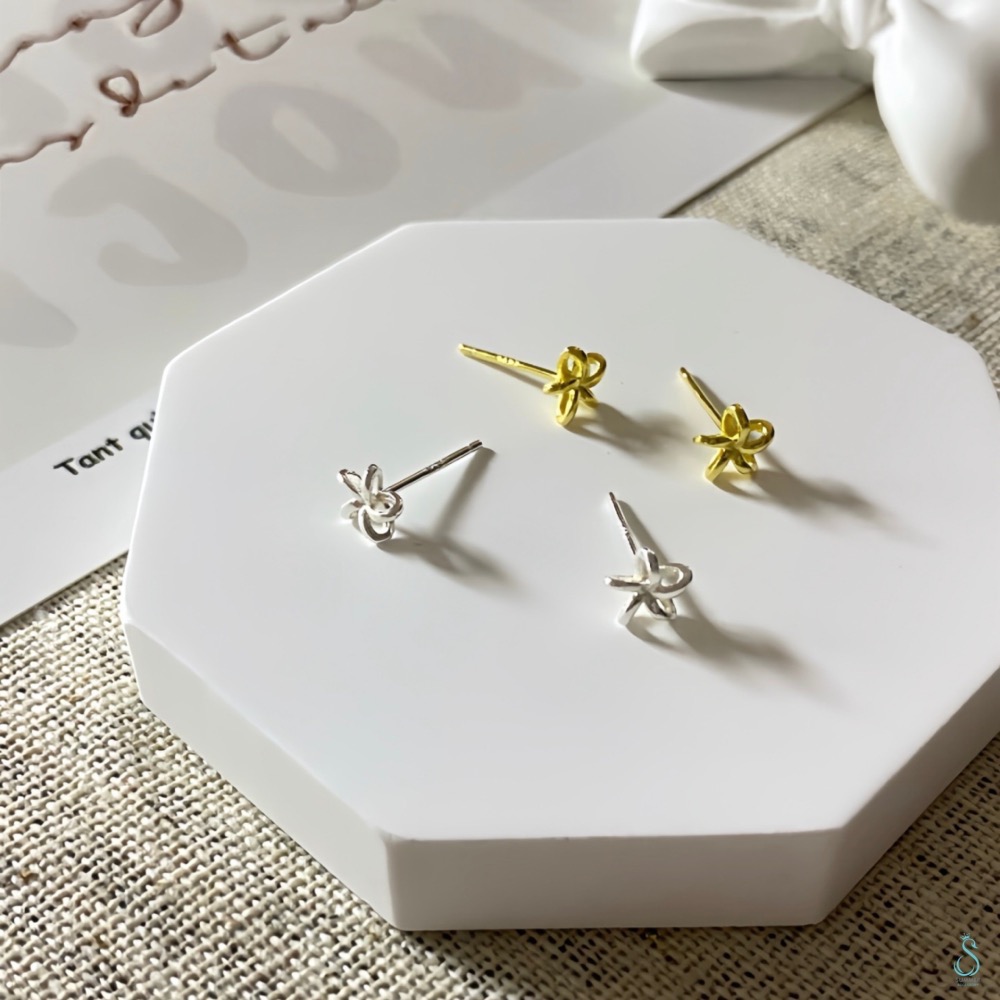 SUMMER 銀飾💫［925純銀］<秘境花語>立體花朵造型純銀耳環 純銀飾品-細節圖6