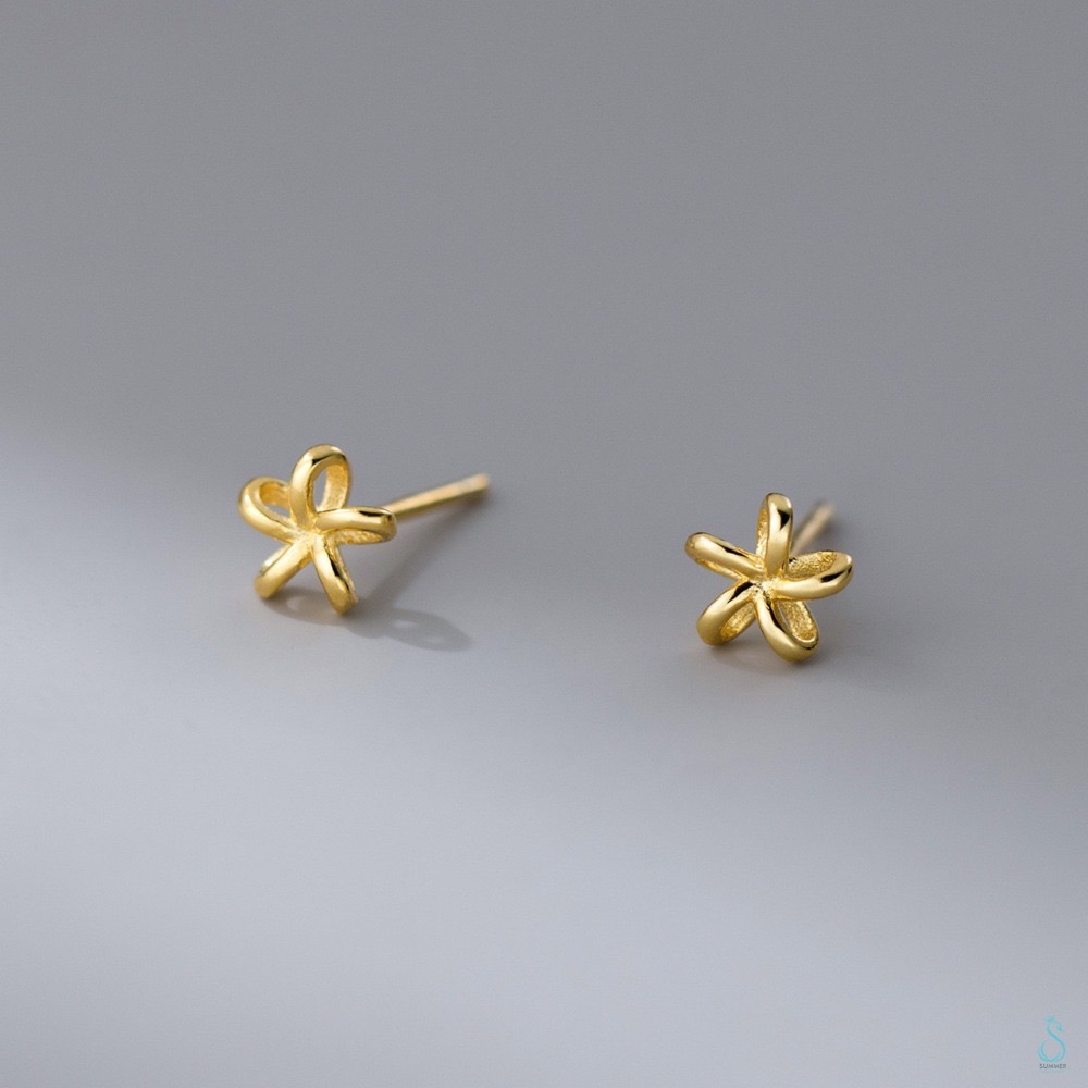 SUMMER 銀飾💫［925純銀］<秘境花語>立體花朵造型純銀耳環 純銀飾品-規格圖9