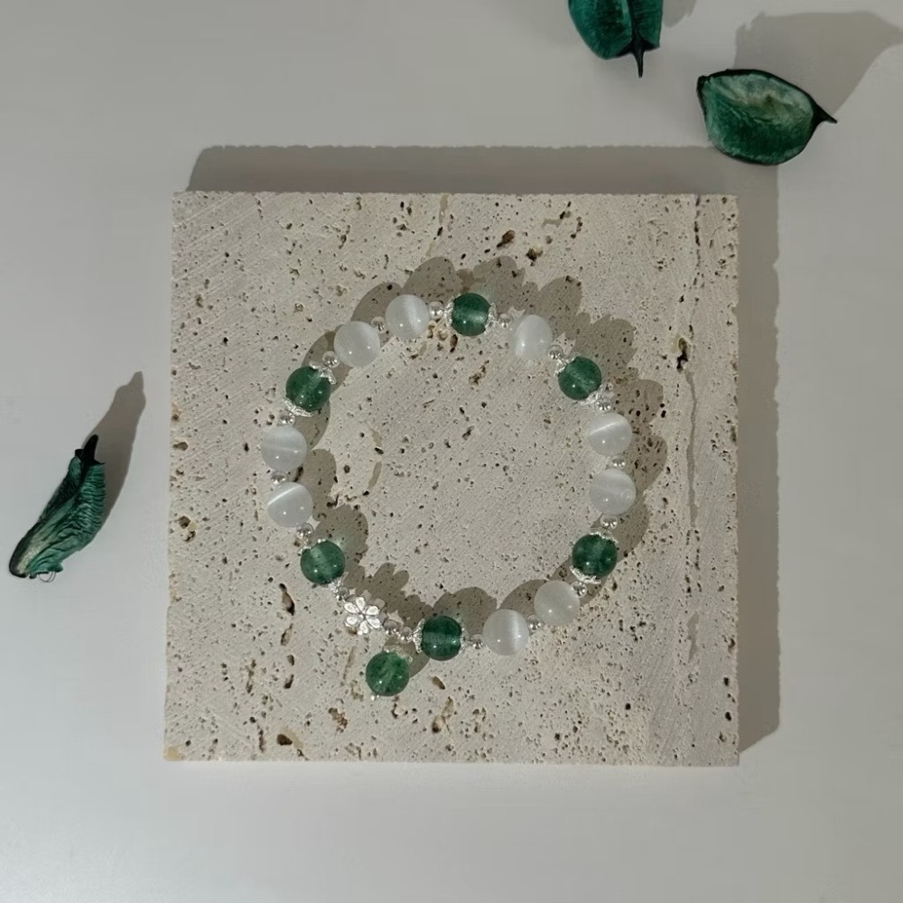 綠草莓晶手鏈（請先詳閱商品尺寸說明）