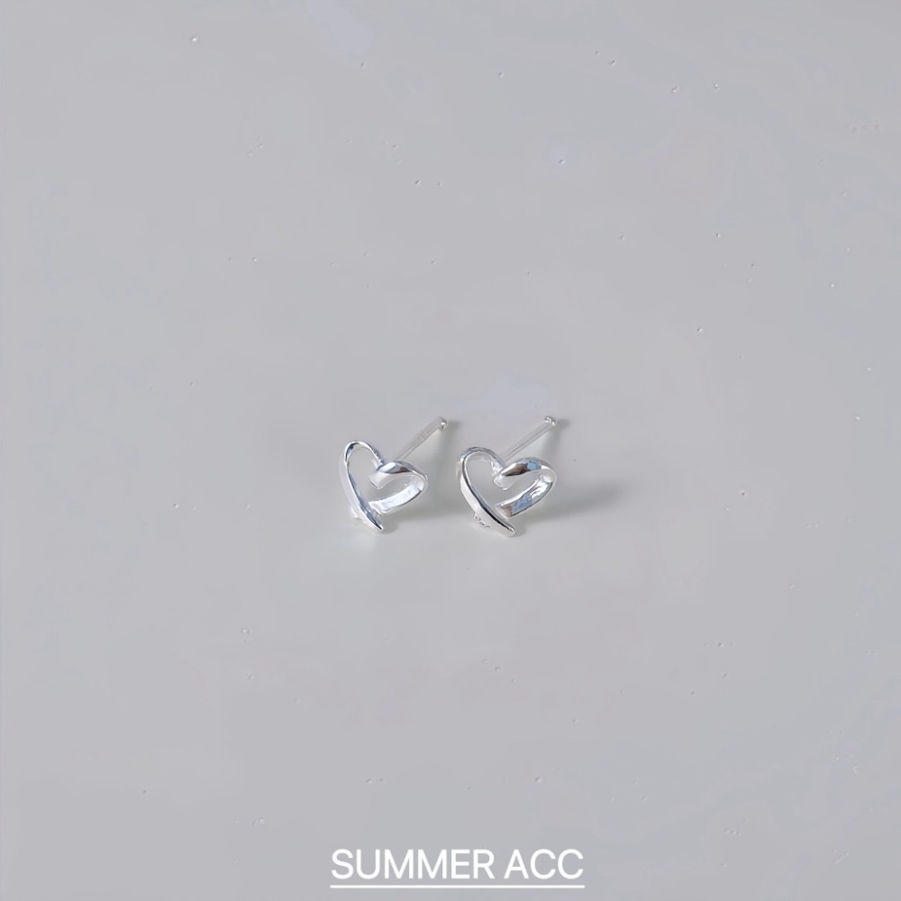 SUMMER 銀飾💫［999足銀］多款迷你養耳耳環 洗澡睡覺不用摘 蝴蝶結 愛心 星星 雛菊花 純銀耳環 純銀飾品-規格圖9