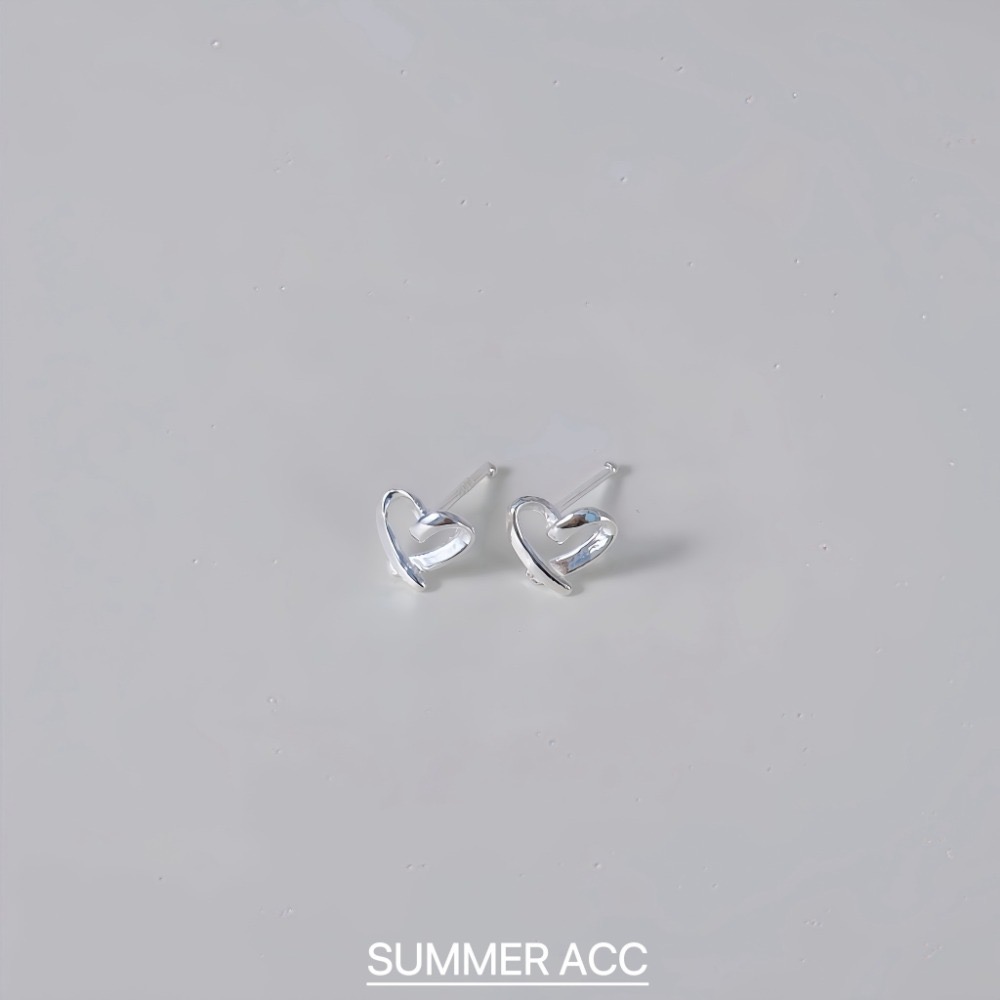 SUMMER 銀飾💫［999足銀］多款迷你養耳耳環 洗澡睡覺不用摘 蝴蝶結 愛心 星星 雛菊花 純銀耳環 純銀飾品-規格圖9