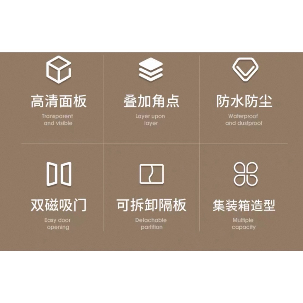 公仔集裝箱 展示箱 大號❤️-細節圖2