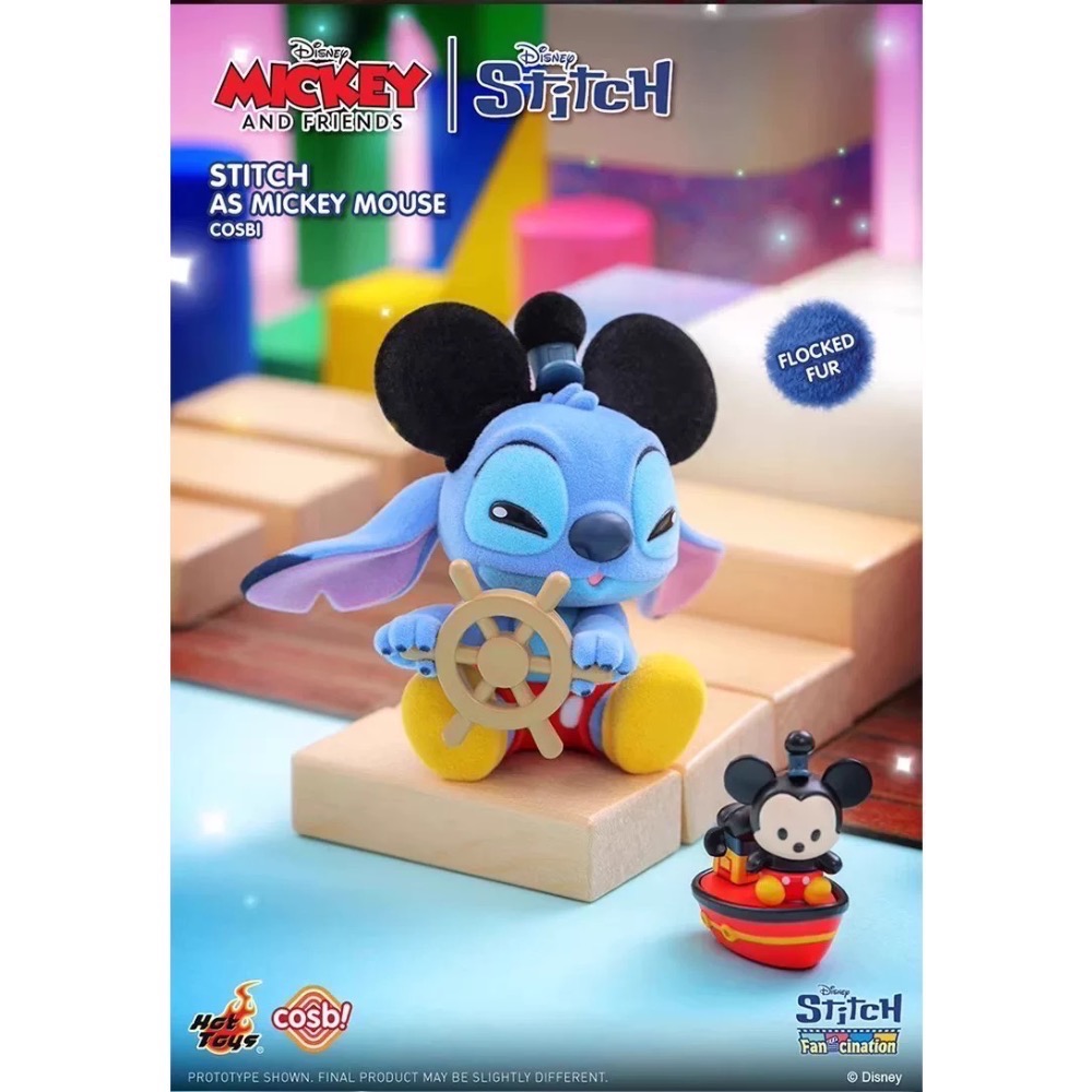 HOT TOYS史迪奇狂熱系列米奇與好友盲盒 一中盒-細節圖4