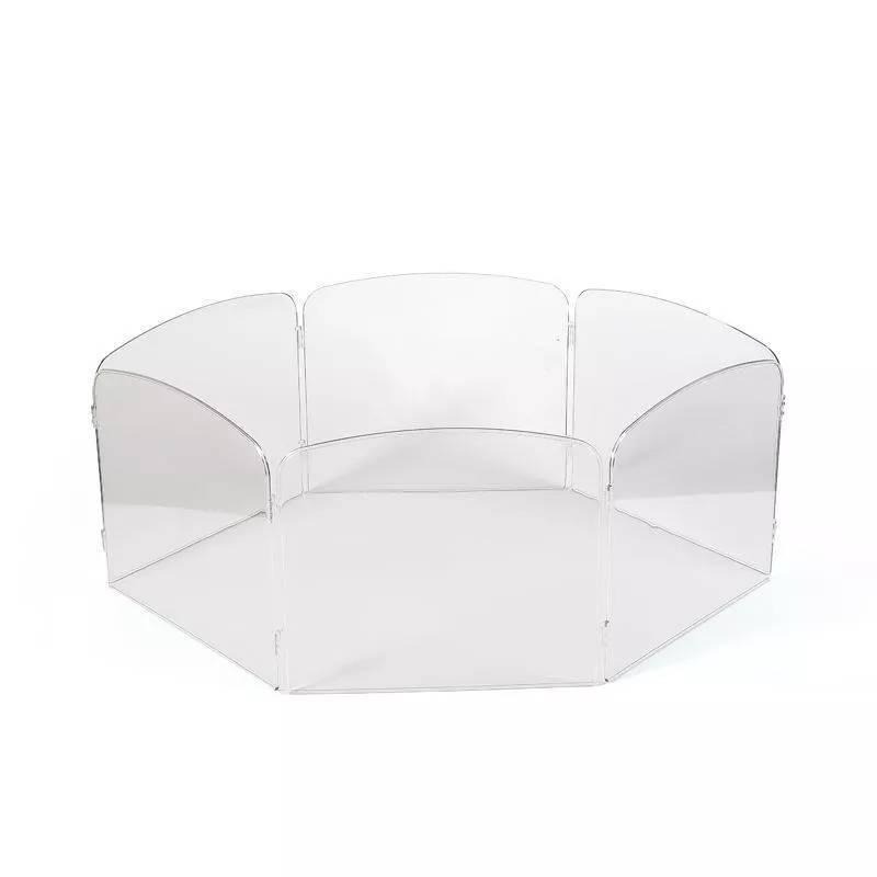 小寵放風圍欄 DIY透明塑膠圍欄 倉鼠玩具 放風圍欄 寵物圍欄 圍籠 兔龍貓天竺鼠刺蝟蜜袋鼯黃金鼠 典贊創意-細節圖2