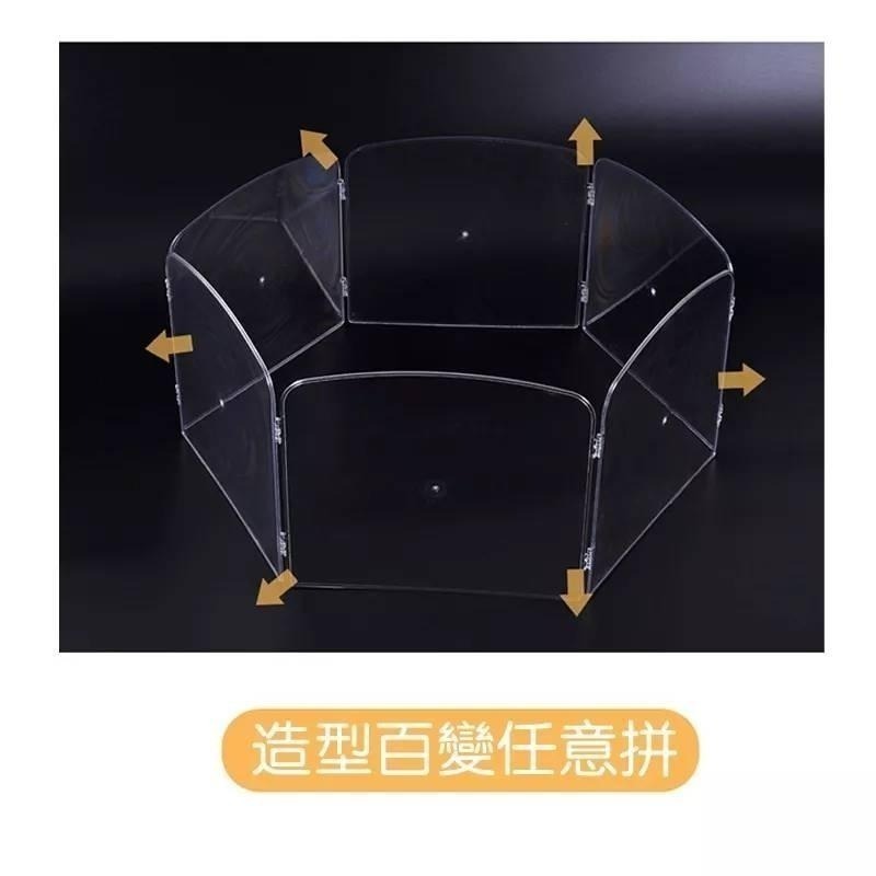 小寵放風圍欄 DIY透明塑膠圍欄 倉鼠玩具 放風圍欄 寵物圍欄 圍籠 兔龍貓天竺鼠刺蝟蜜袋鼯黃金鼠 典贊創意-細節圖4
