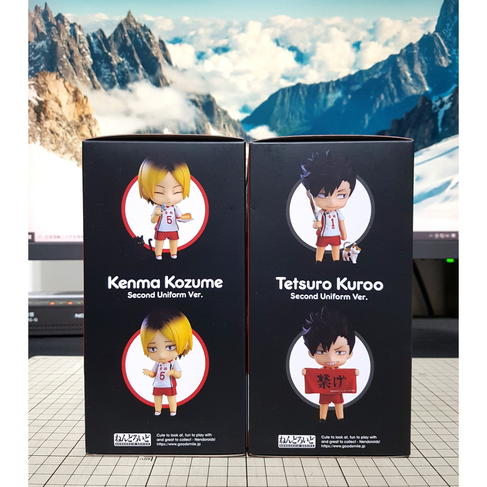 [長夜餘火]免運 現貨24小時出貨 日版 GSC 黏土人 黑尾鐵朗 第二隊服、孤爪研磨 第二隊服 排球少年!! 吊飾特典-細節圖3