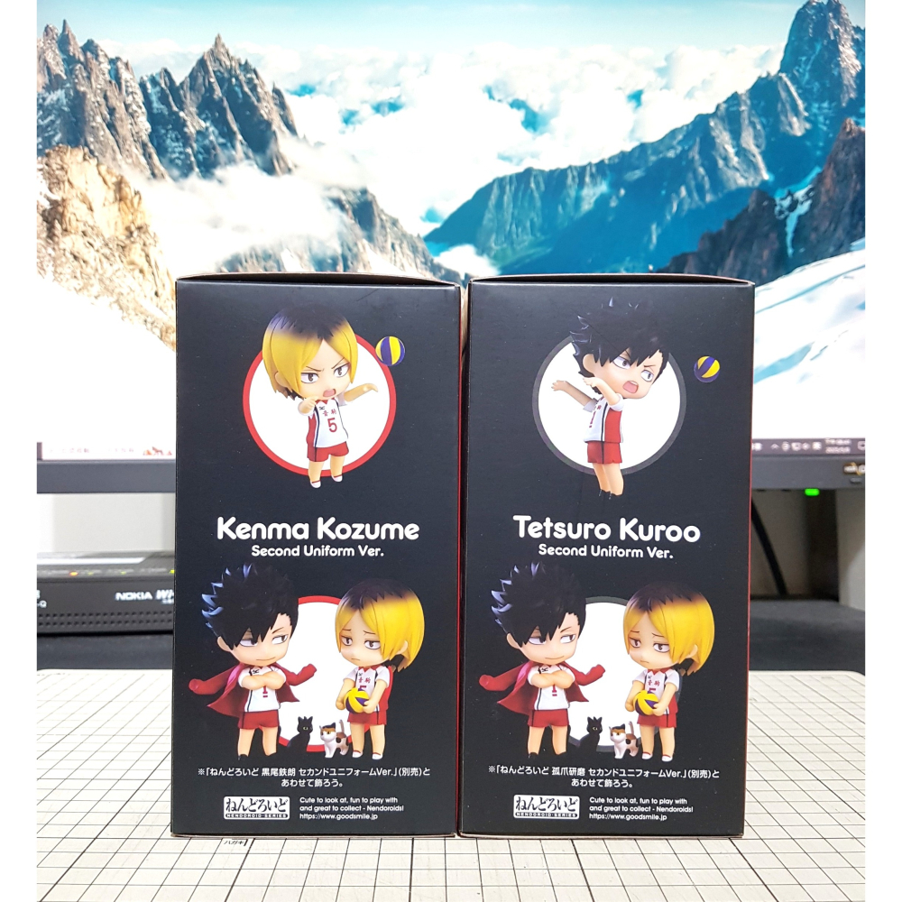 [長夜餘火]免運 現貨24小時出貨 日版 GSC 黏土人 黑尾鐵朗 第二隊服、孤爪研磨 第二隊服 排球少年!! 吊飾特典-細節圖5