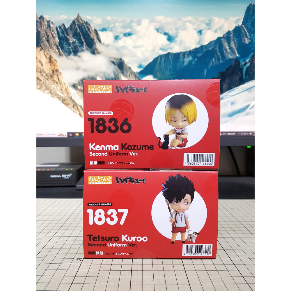 [長夜餘火]免運 現貨24小時出貨 日版 GSC 黏土人 黑尾鐵朗 第二隊服、孤爪研磨 第二隊服 排球少年!! 吊飾特典-細節圖7