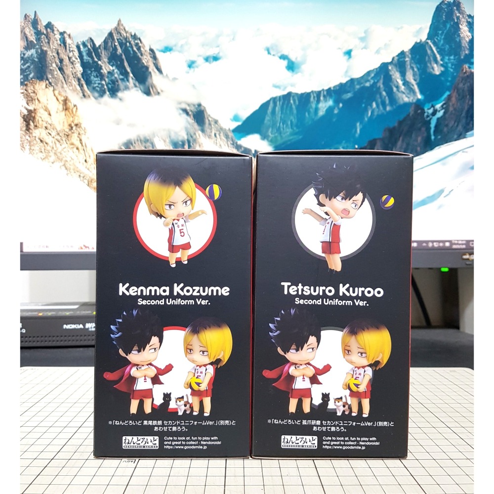 [長夜餘火]免運 現貨24小時出貨 日版 GSC 黏土人 黑尾鐵朗 第二隊服、孤爪研磨 第二隊服 排球少年!! 吊飾特典-細節圖5
