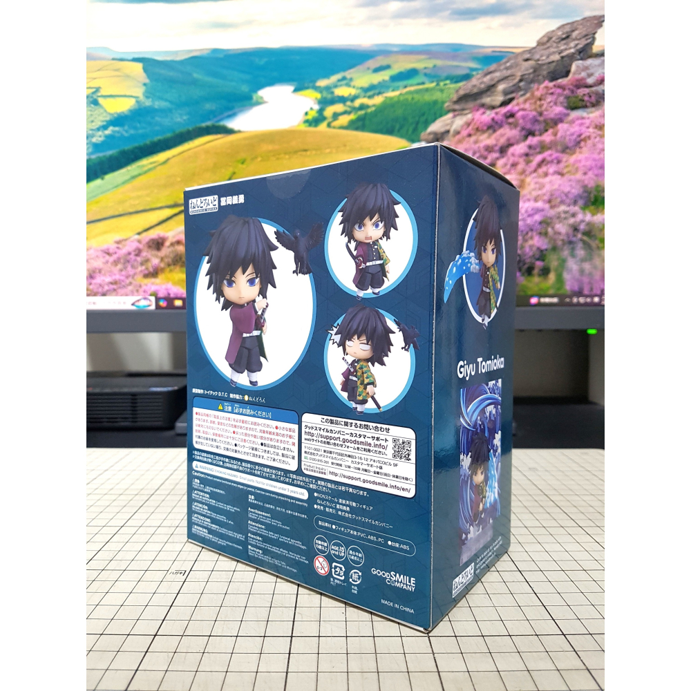 [長夜餘火]免運 現貨24小時出貨 GSC 黏土人 富岡義勇 水柱 1408 鬼滅之刃 代理版 全新-細節圖2