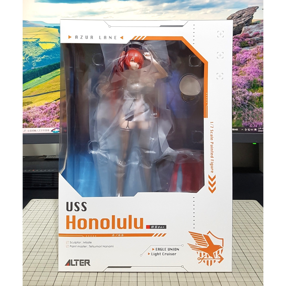 [長夜餘火]免運 現貨24小時出貨 ALTER 碧藍航線 火奴魯魯 輕裝Ver. 1/7 檀香山號 代理版 全新-細節圖3