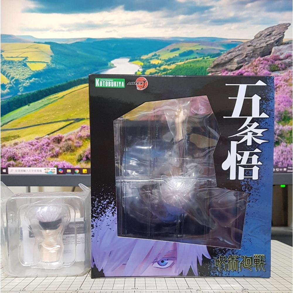 [長夜]免運 現貨24小時出貨 壽屋 ARTFX J 五條悟 五条悟 特典版 1/8 戴眼罩替換頭雕 咒術迴戰 呪術廻戰-細節圖5