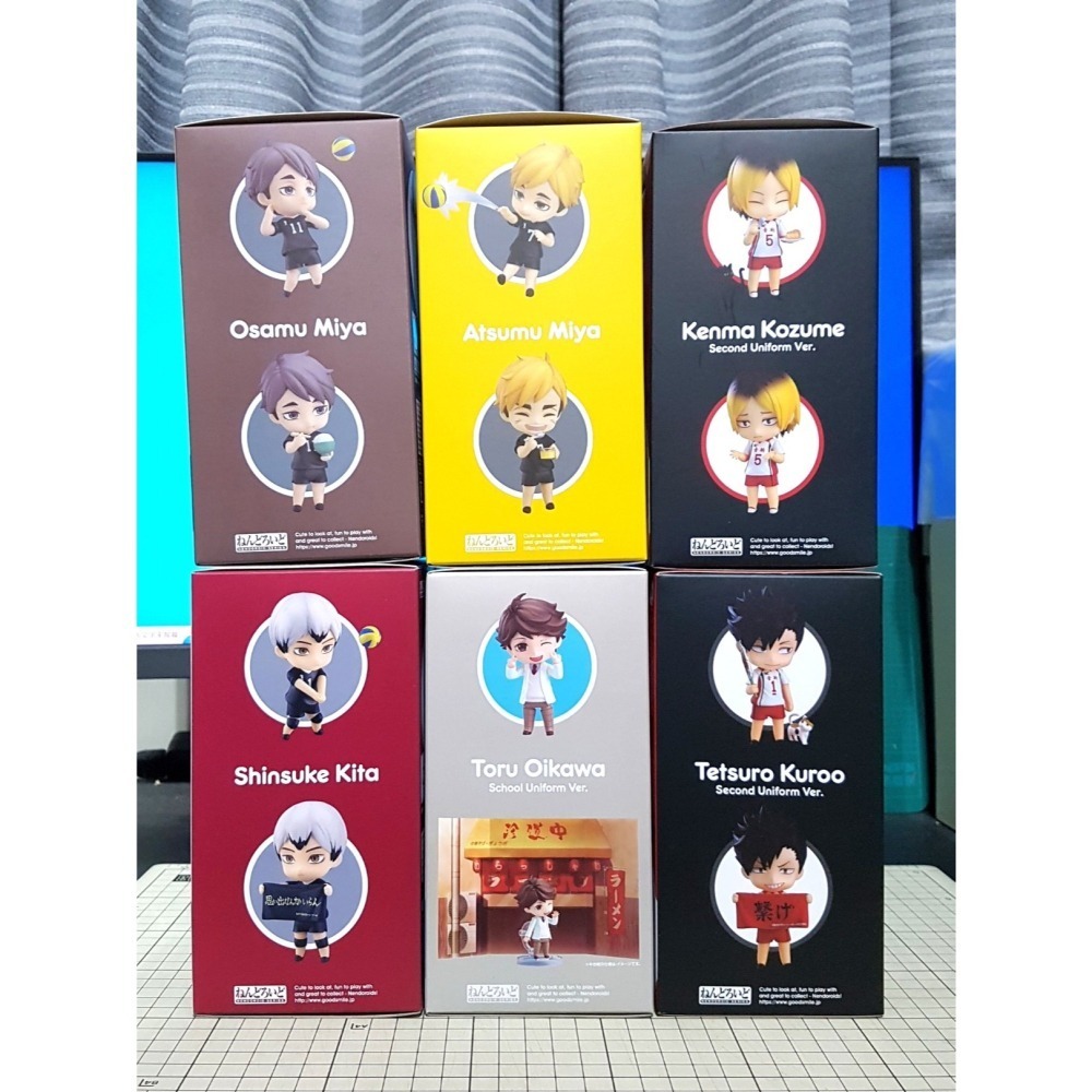 [長夜餘火]免運 現貨 日版 GSC 黏土人 孤爪研磨 第二隊服、黑尾鐵朗 第二隊服、北信介、宮治、宮侑 排球少年!!-細節圖6