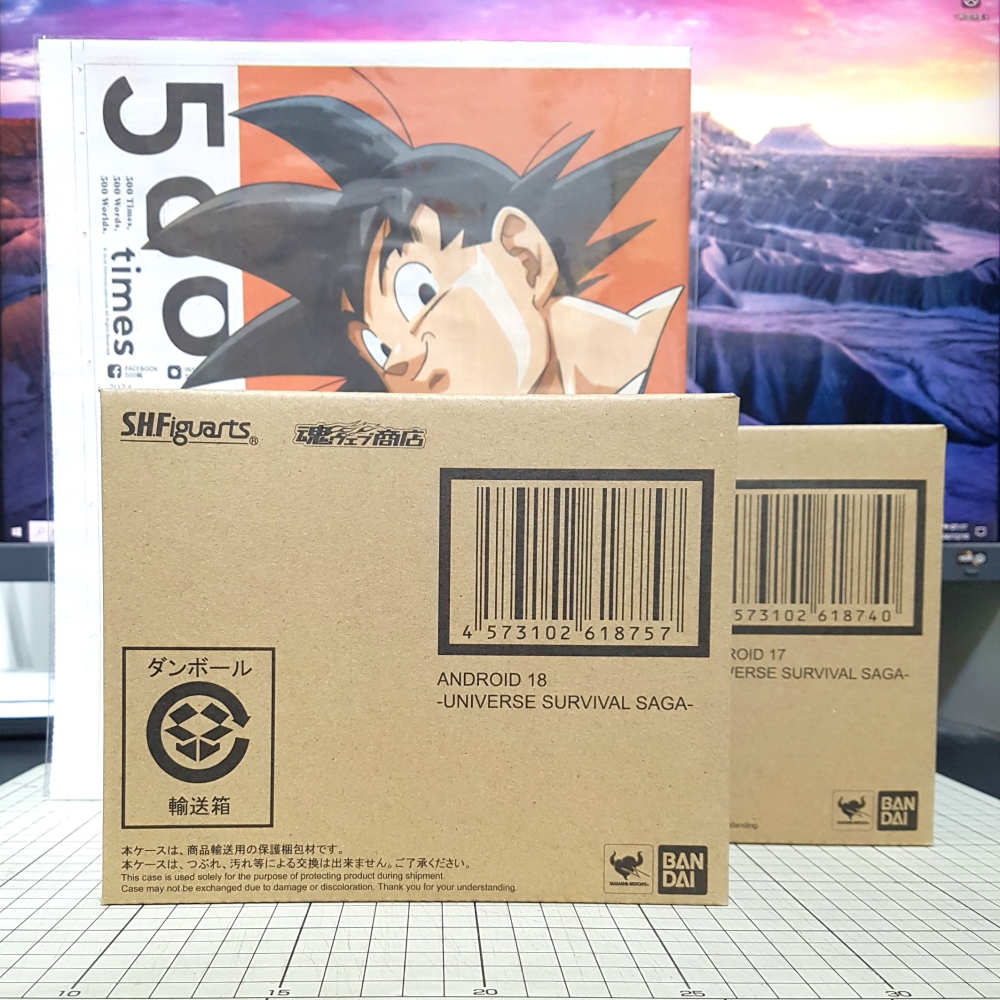 [長夜]免運 現貨 S.H.Figuarts SHF 17號 18號 七龍珠超 宇宙生存篇 代理版 聯合報 鳥山明特輯-細節圖4