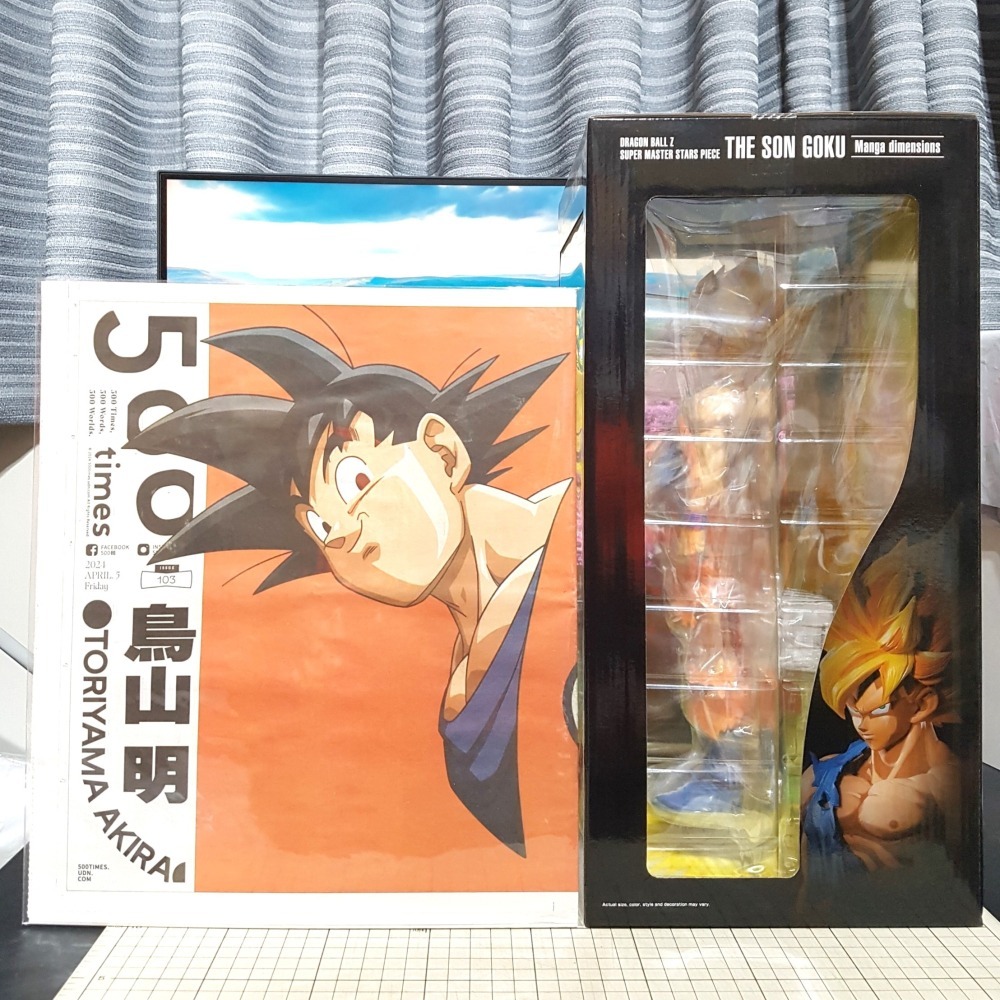 [長夜餘火]免運 現貨 BANPRESTO SMSP 孫悟空 2D 漫畫色 超級賽亞人 代理版 聯合報 鳥山明特輯-細節圖2