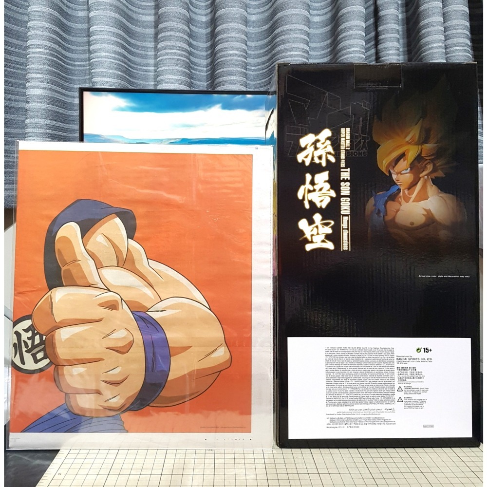 [長夜餘火]免運 現貨 BANPRESTO SMSP 孫悟空 2D 漫畫色 超級賽亞人 代理版 聯合報 鳥山明特輯-細節圖3