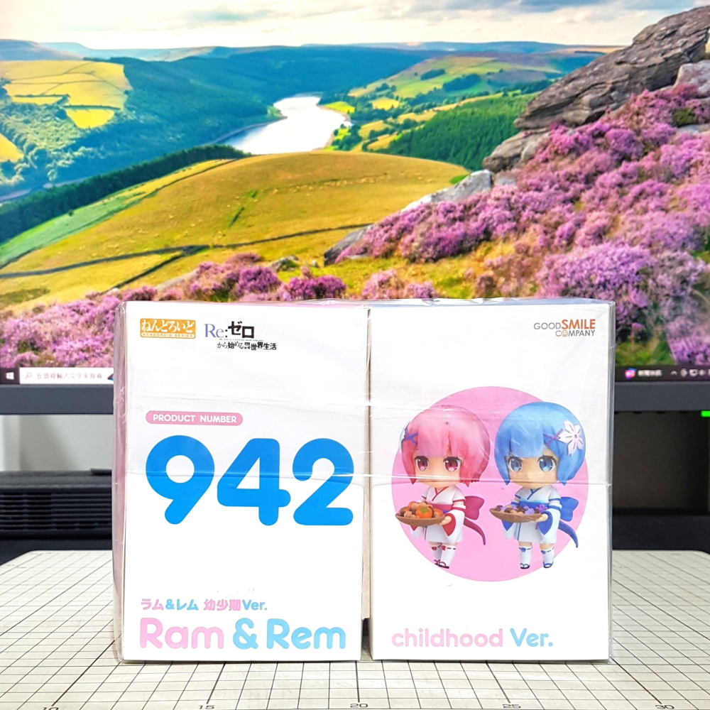 [長夜餘火]免運 現貨24小時出貨 日版 黏土人 拉姆＆雷姆 幼年Ver. 942 Re:從零開始的異世界生活 全新-細節圖3