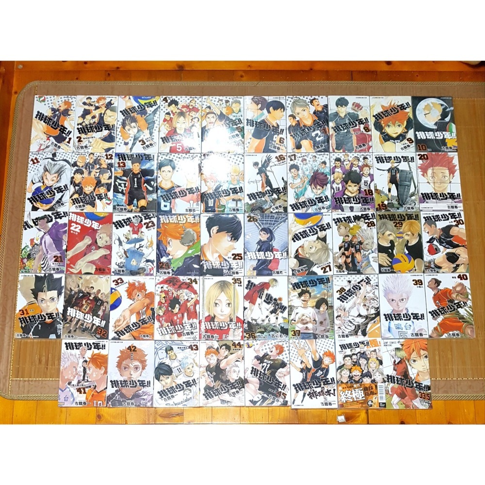 [長夜餘火]免運 現貨24小時出貨 排球少年 1~45、33.5 最終導讀手冊 排球極 排球本 古舘春一 東立 全新-細節圖2