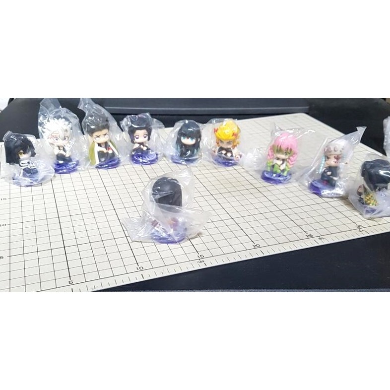 [長夜餘火]免運 現貨 BANDAI 鬼滅之刃 坐姿 P4 P5 第四彈 第五彈 柱合會議 蟲柱、蛇柱、戀柱、風柱、岩柱-細節圖3