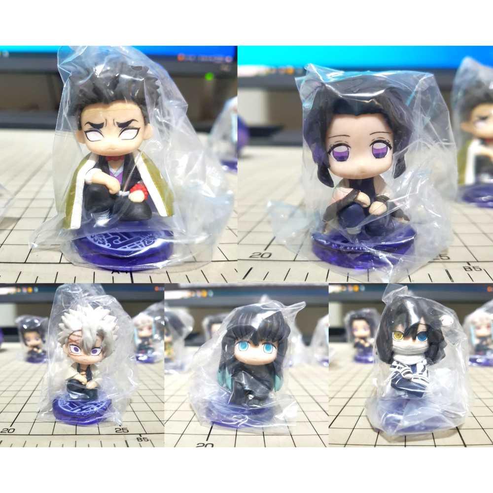 [長夜餘火]免運 現貨 BANDAI 鬼滅之刃 坐姿 P4 P5 第四彈 第五彈 柱合會議 蟲柱、蛇柱、戀柱、風柱、岩柱-細節圖7