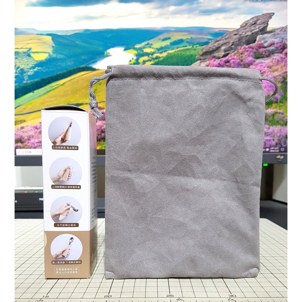 [長夜餘火]免運 現貨24小時出 中鋼 精緻鈦ONE戶外型環保餐具 湯匙 叉子 環保餐具 純鈦餐具 股東會紀念品 已拆封-細節圖2