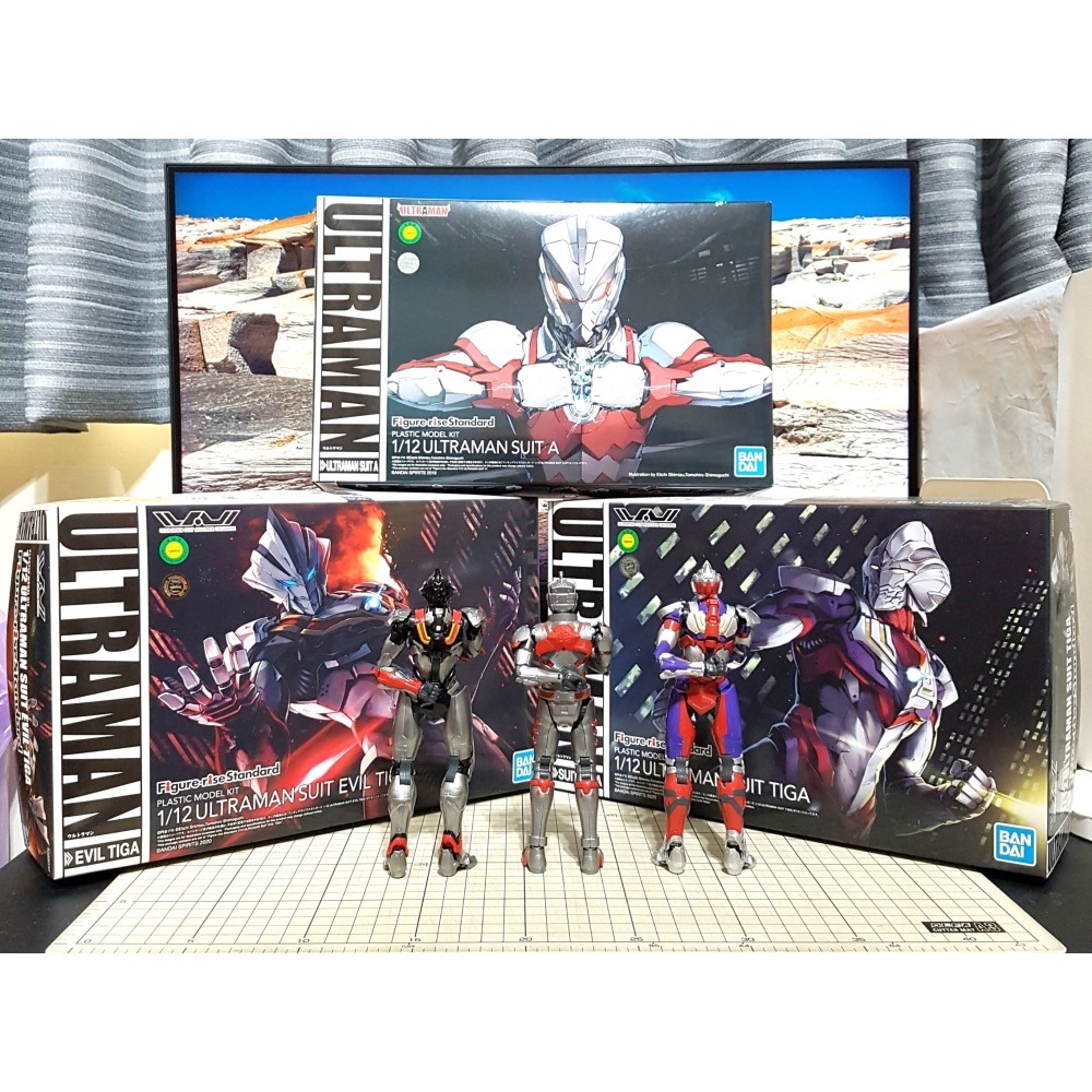 [長夜]免運 現貨 Figure-rise Standard frs 迪卡、邪惡迪卡、SUIT A 超人力霸王 已組裝-細節圖2