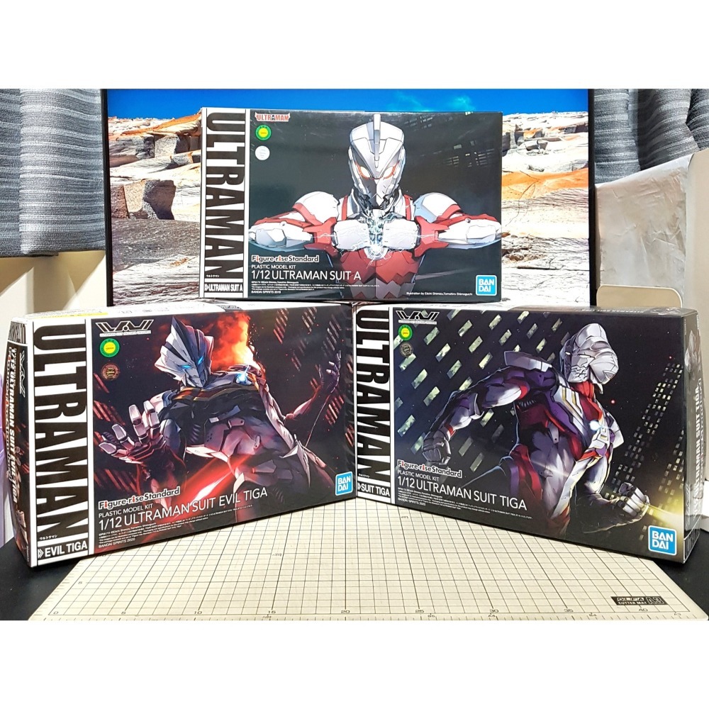 [長夜]免運 現貨 Figure-rise Standard frs 迪卡、邪惡迪卡、SUIT A 超人力霸王 已組裝-細節圖3