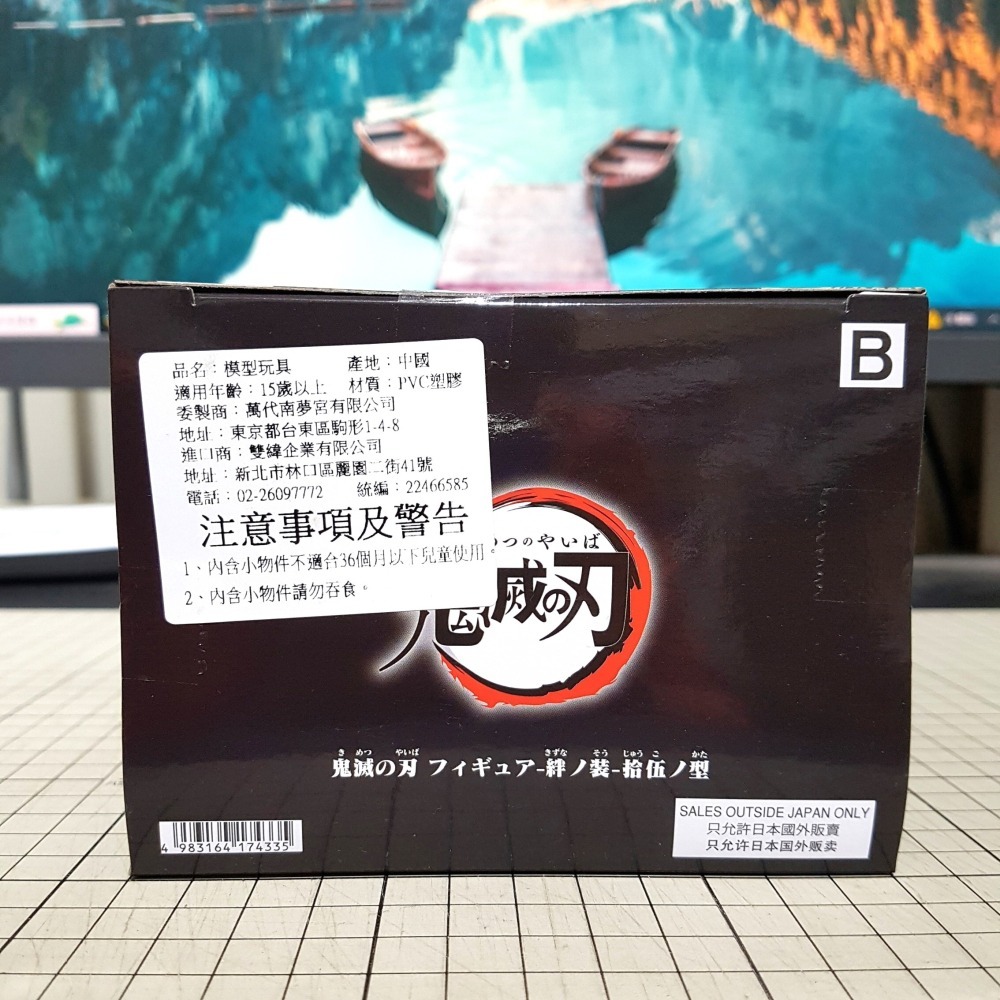 [長夜餘火]免運 現貨24小時出貨 BANPRESTO 絆之裝 拾伍之型 B 伊黑小芭內 蛇柱 原色 鬼滅之刃 代理版-細節圖4
