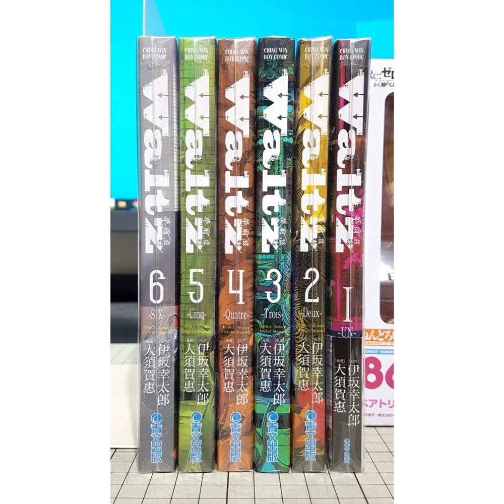 [長夜]免運 現貨 華爾滋 Waltz 1、2、3、4、5、6END 伊坂幸太郎 大須賀惠 青文 新書+自有書 首刷書腰-細節圖3