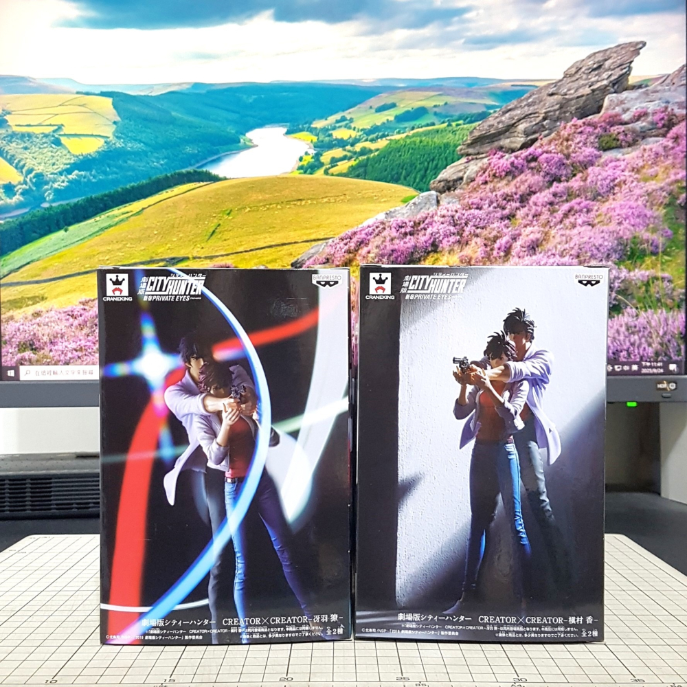 [長夜餘火]免運 現貨24小時出貨 BANPRESTO 城市獵人 劇場版 冴羽獠 槙村香 造型師×寫真家 已拆封-細節圖3