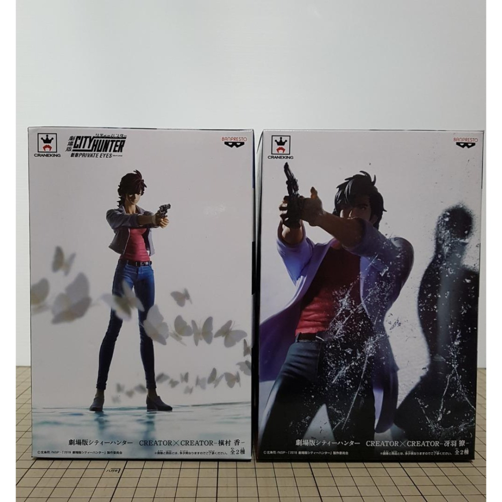 [長夜餘火]現貨 代理版 Banpresto 城市獵人 冴羽獠 槙村香 C×C 造型師×寫真家 景品 已拆封-細節圖2