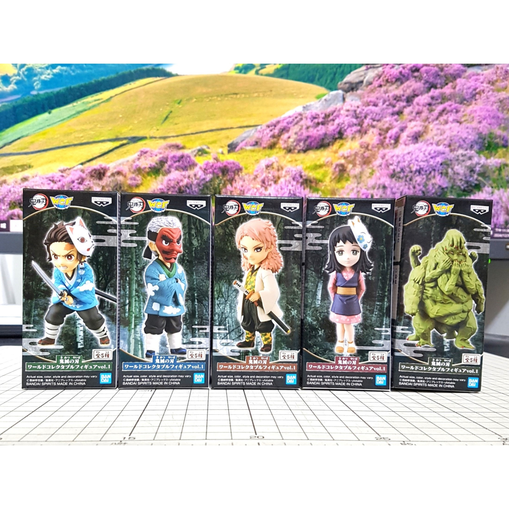 [長夜餘火]免運 現貨 WCF 鬼滅之刃 vol.1 最終選別 最終選拔 鱗瀧左近次、錆兔、真菰、炭治郎、手鬼 全新-細節圖3