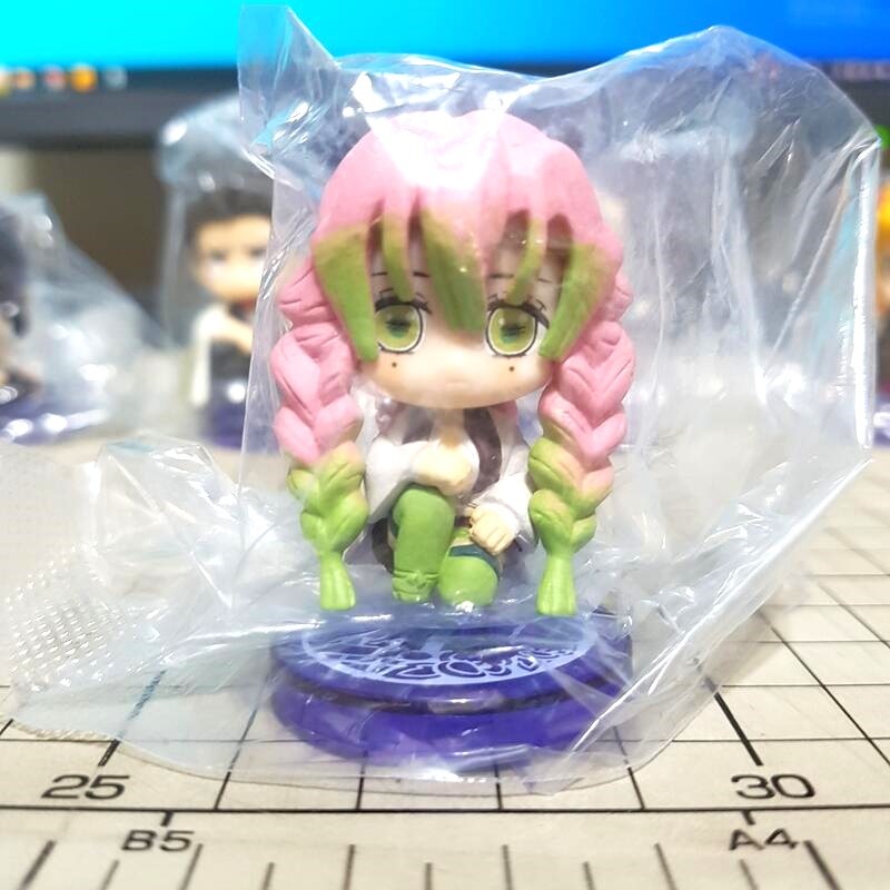 [長夜餘火]免運 現貨 BANDAI 鬼滅之刃 坐姿 P5 第五彈 柱合會議 炎柱、水柱、音柱、戀柱、主公 全套五款-細節圖4