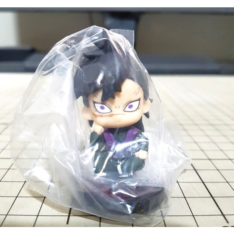 [長夜餘火]免運 現貨 BANDAI 鬼滅之刃 坐姿 P3 第三彈 蛇柱 戀柱 音柱 風柱 不死川玄彌 全套五款-細節圖2