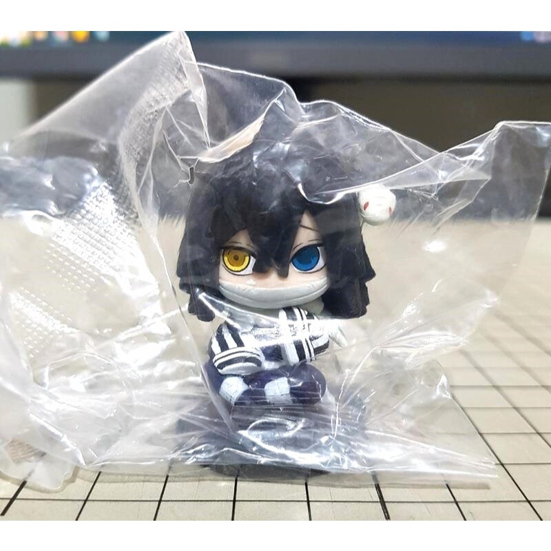 [長夜餘火]免運 現貨 BANDAI 鬼滅之刃 坐姿 P3 第三彈 蛇柱 戀柱 音柱 風柱 不死川玄彌 全套五款-細節圖6