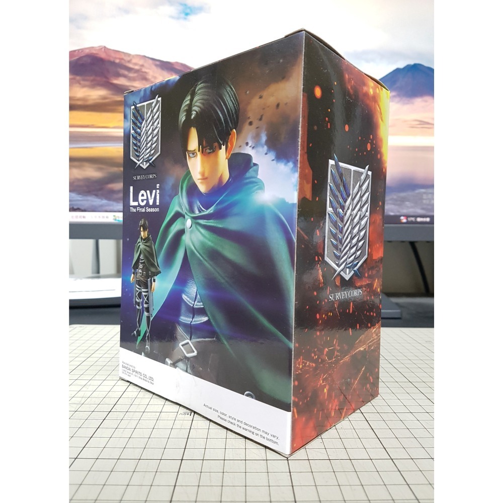 [長夜餘火]免運 現貨24小時出貨 BANPRESTO 兵長 里維 阿卡曼 進擊的巨人 代理版 全新-細節圖2