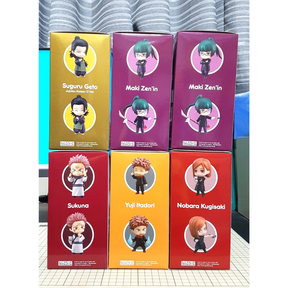 [長夜餘火]免運 現貨24小時出貨 GSC 黏土人 虎杖悠仁、釘崎野薔薇、宿儺、禪院真希、夏油傑 咒術迴戰 代理版 全新-細節圖5