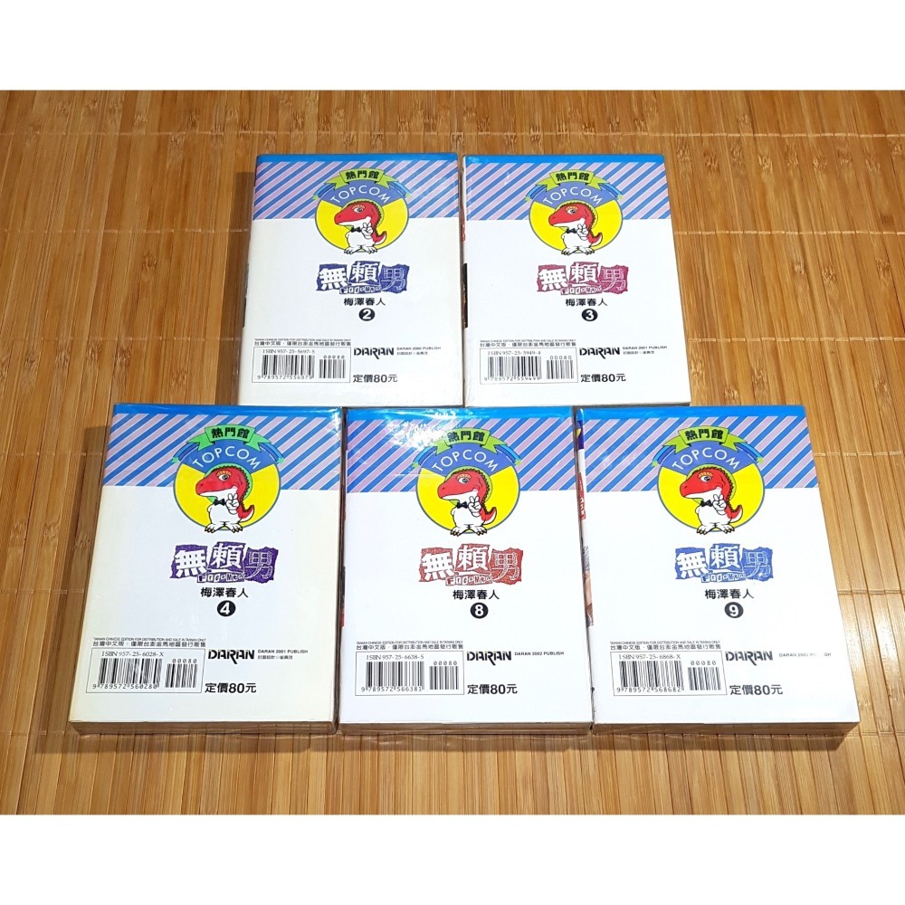 [長夜餘火]免運 現貨24小時出貨 全首刷 無賴男 2、3、4、8、9 梅澤春人 大然 自有書 無章釘-細節圖2