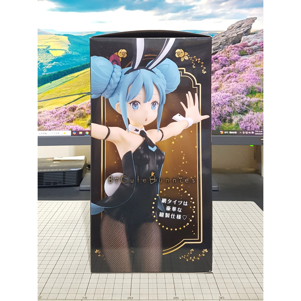 [長夜餘火]免運 現貨24小時出貨 FuRyu 初音未來 BiCute Bunnies 兔女郎 黑Ver 代理版 已拆封-細節圖4