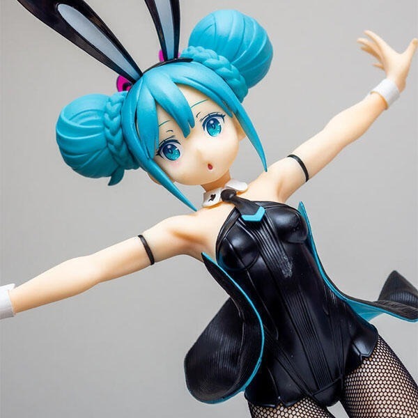 [長夜餘火]免運 現貨24小時出貨 FuRyu 初音未來 BiCute Bunnies 兔女郎 黑Ver 代理版 已拆封-細節圖7