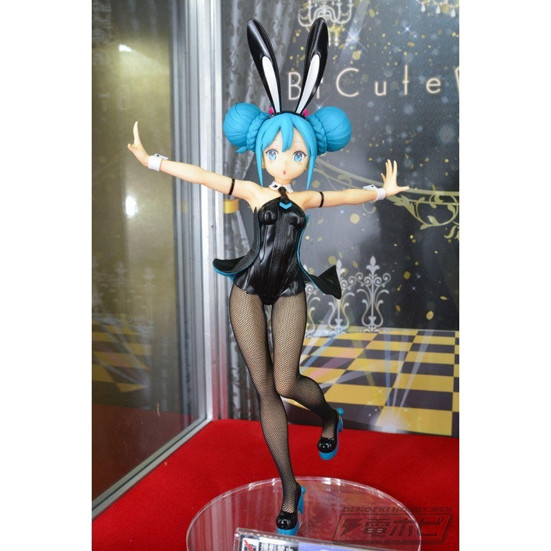 [長夜餘火]免運 現貨24小時出貨 FuRyu 初音未來 BiCute Bunnies 兔女郎 黑Ver 代理版 已拆封-細節圖9