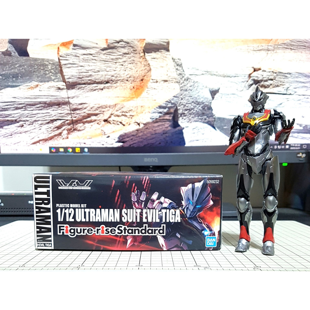 [長夜餘火]免運 現貨 Figure-rise Standard EVIL TIGA 邪惡迪卡 超人力霸王 已組裝-細節圖3