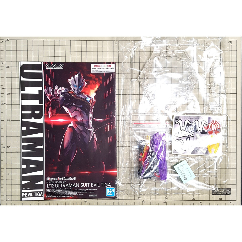 [長夜餘火]免運 現貨 Figure-rise Standard EVIL TIGA 邪惡迪卡 超人力霸王 已組裝-細節圖5