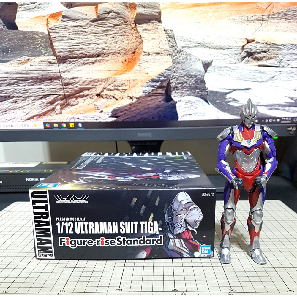[長夜餘火]免運 現貨24小時出貨 Figure-rise Standard TIGA 迪卡 超人力霸王戰鬥服 已組裝-細節圖3