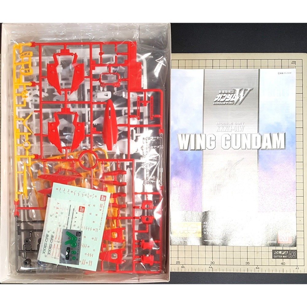 [長夜]免運 現貨 BANDAI MG 飛翼鋼彈 1/100 WING GUNDAM 新機動戰記鋼彈W 不挑盒況 萬代-細節圖6